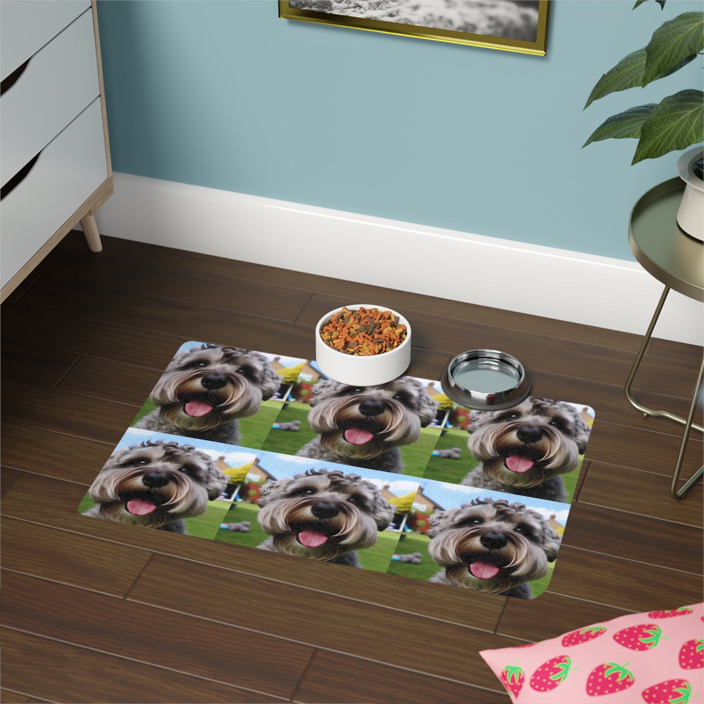 Pet Food Mat (12x18) - Schnoodle