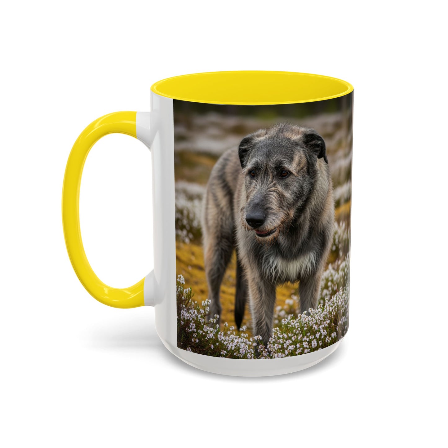 Irish Wolfhound Accent Coffee Mug - Perfect Gift for Dog Lovers