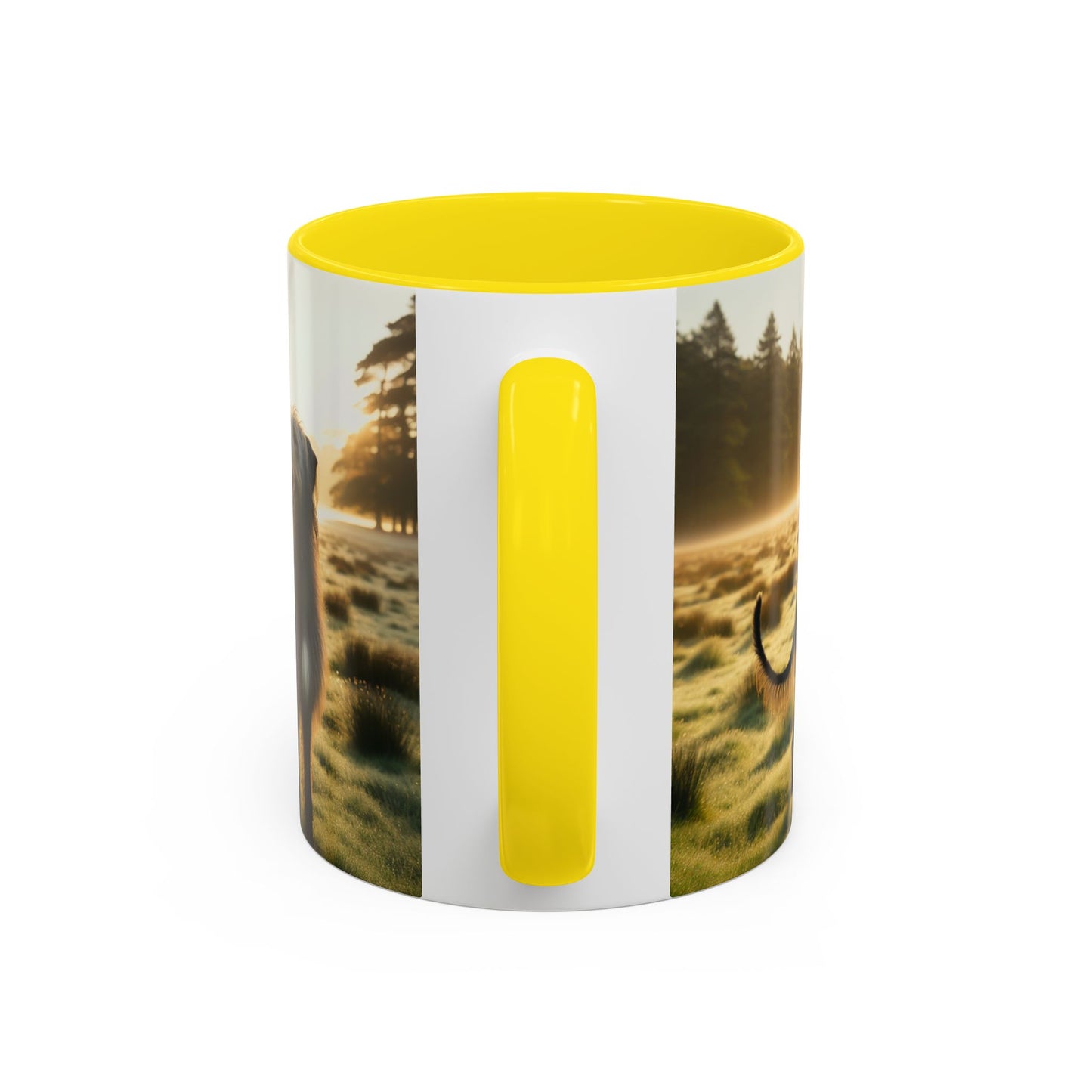 Scottish Deerhound Accent Coffee Mug - Perfect Gift for Dog Lovers