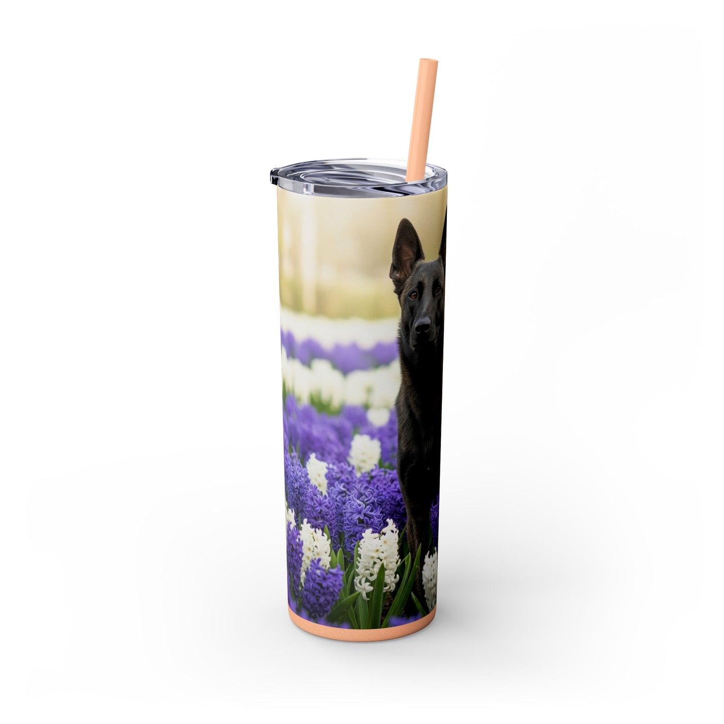Dutch Shepherd Dog Tumbler with Straw, 20oz
