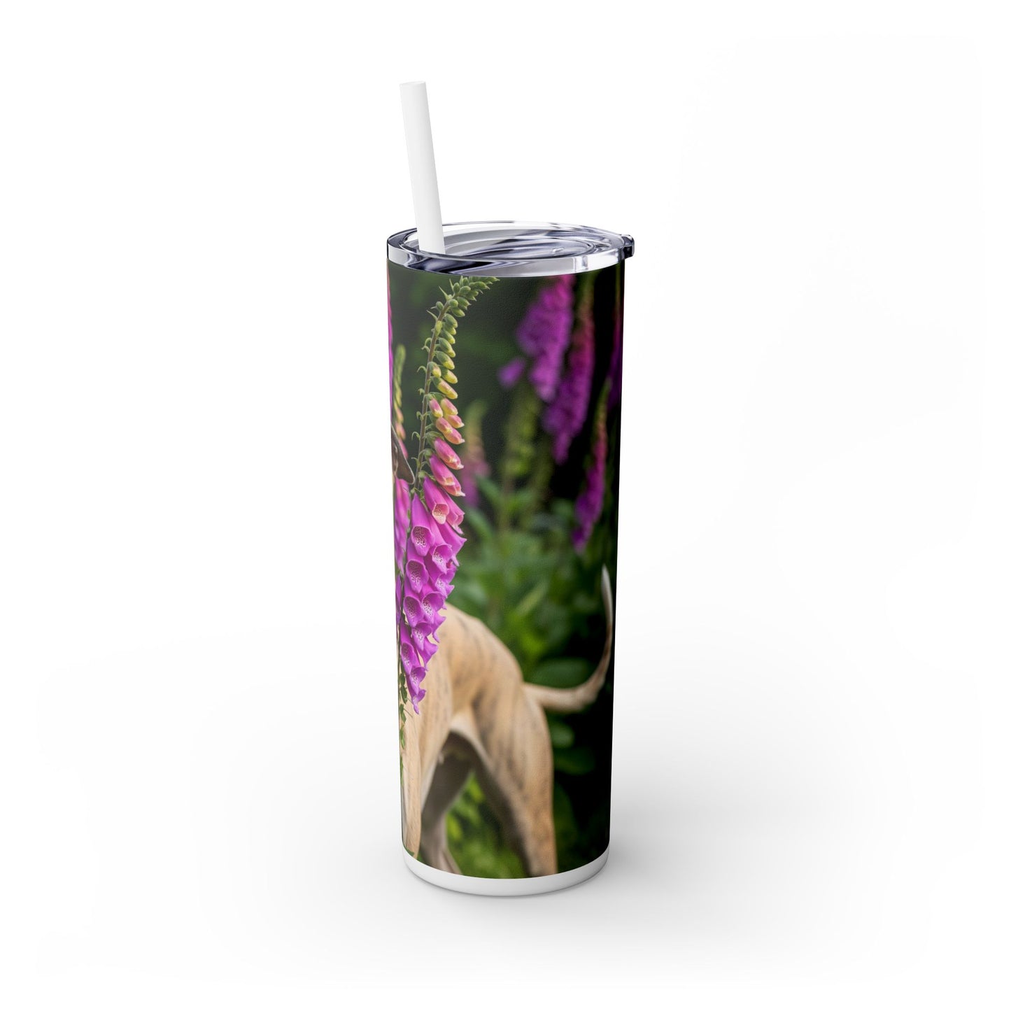 Whippet Skinny Tumbler with Straw, 20oz