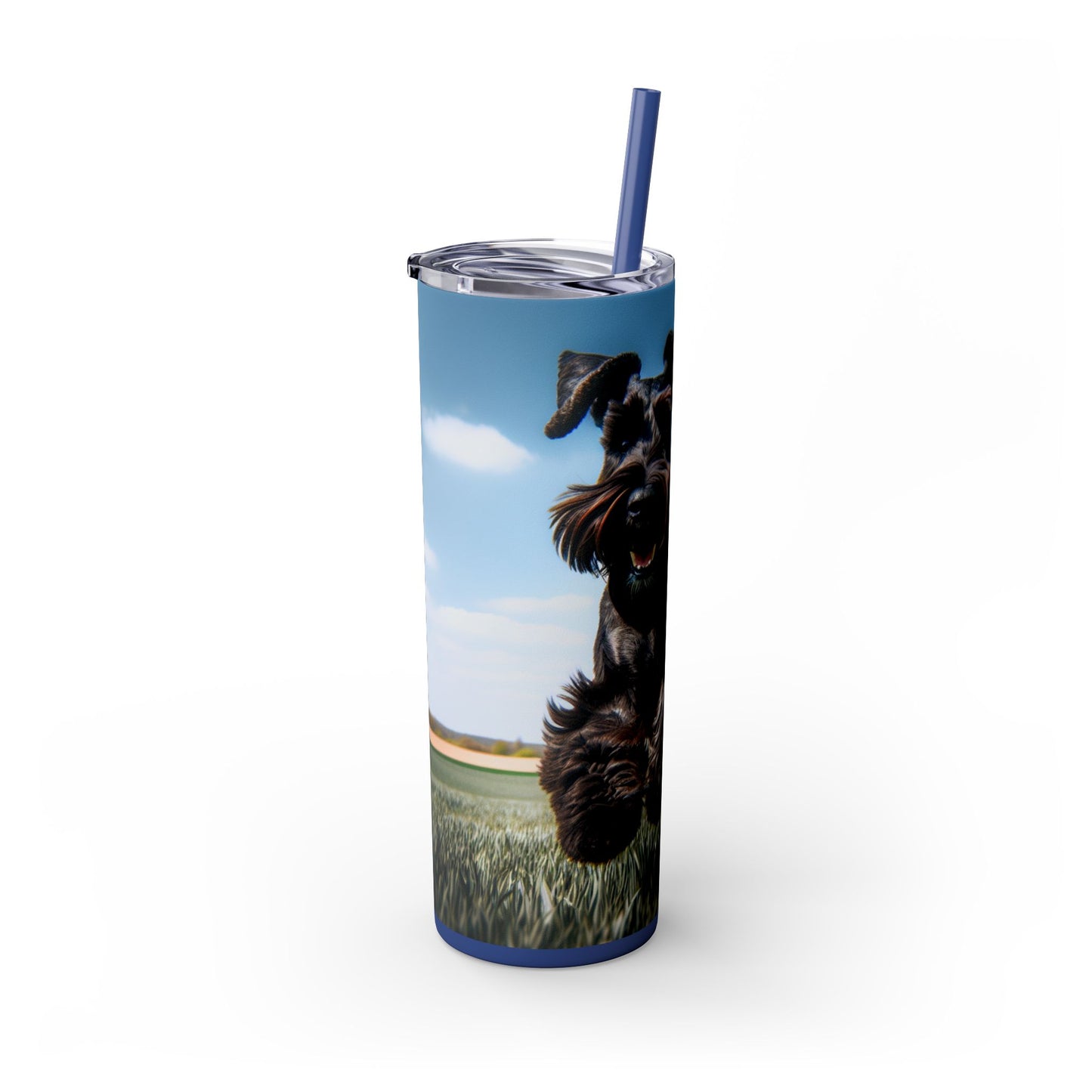 Giant Schnauzer Tumbler with Straw, 20oz
