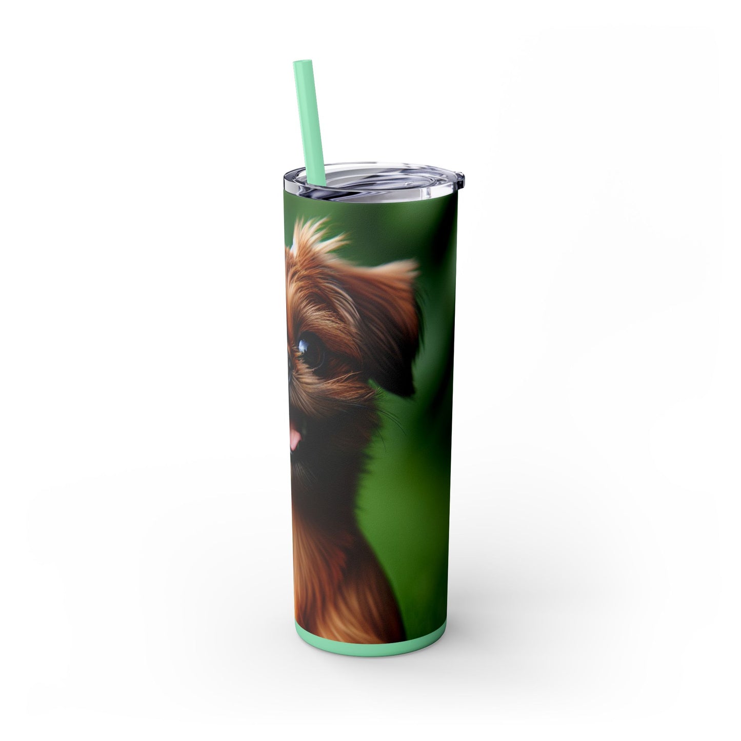 Brussels Griffon Tumbler with Straw, 20oz