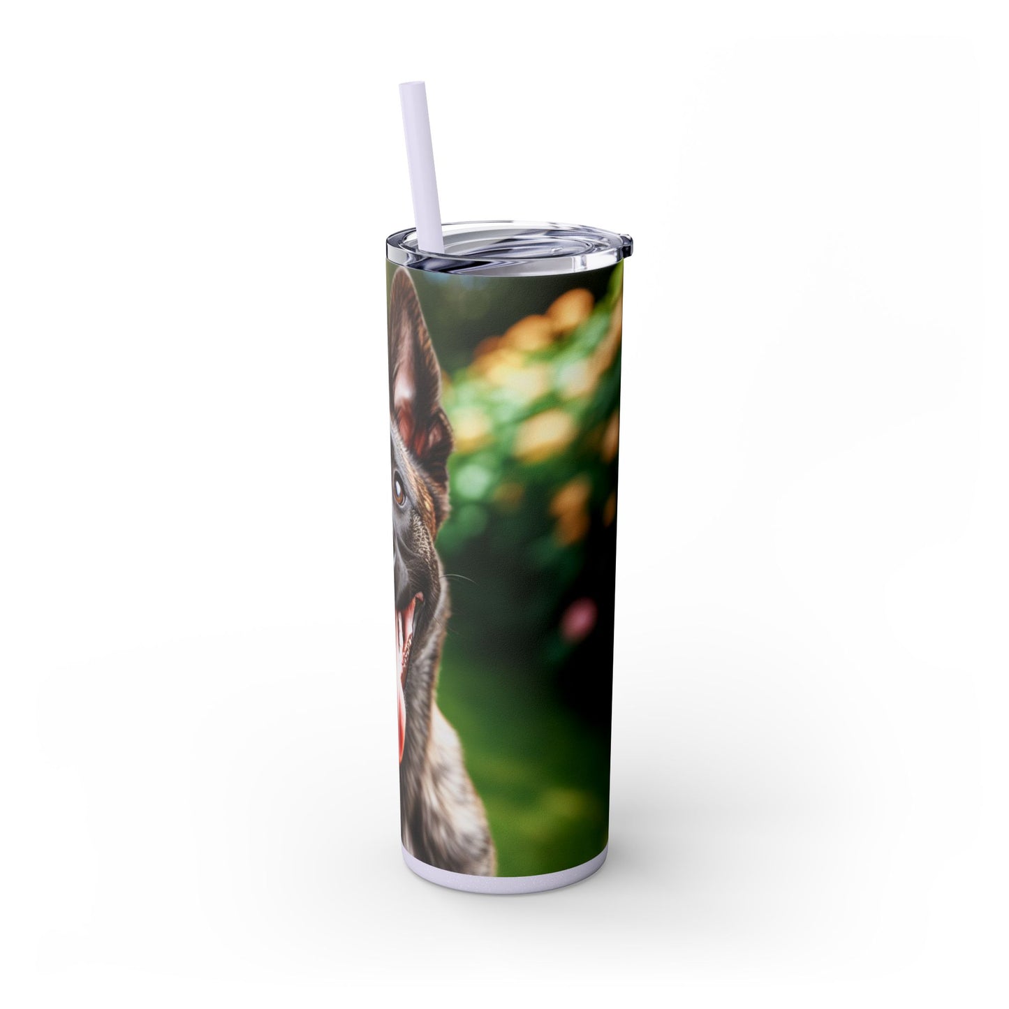 Dutch Shepherd Dog Tumbler with Straw, 20oz