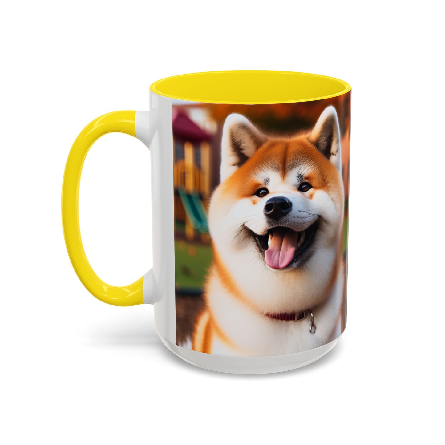 Japanese Akitainu Accent Coffee Mug - Perfect Gift for Dog Lovers