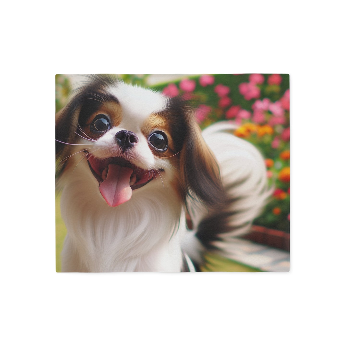 Japanese Chin Sweatshirt Blanket