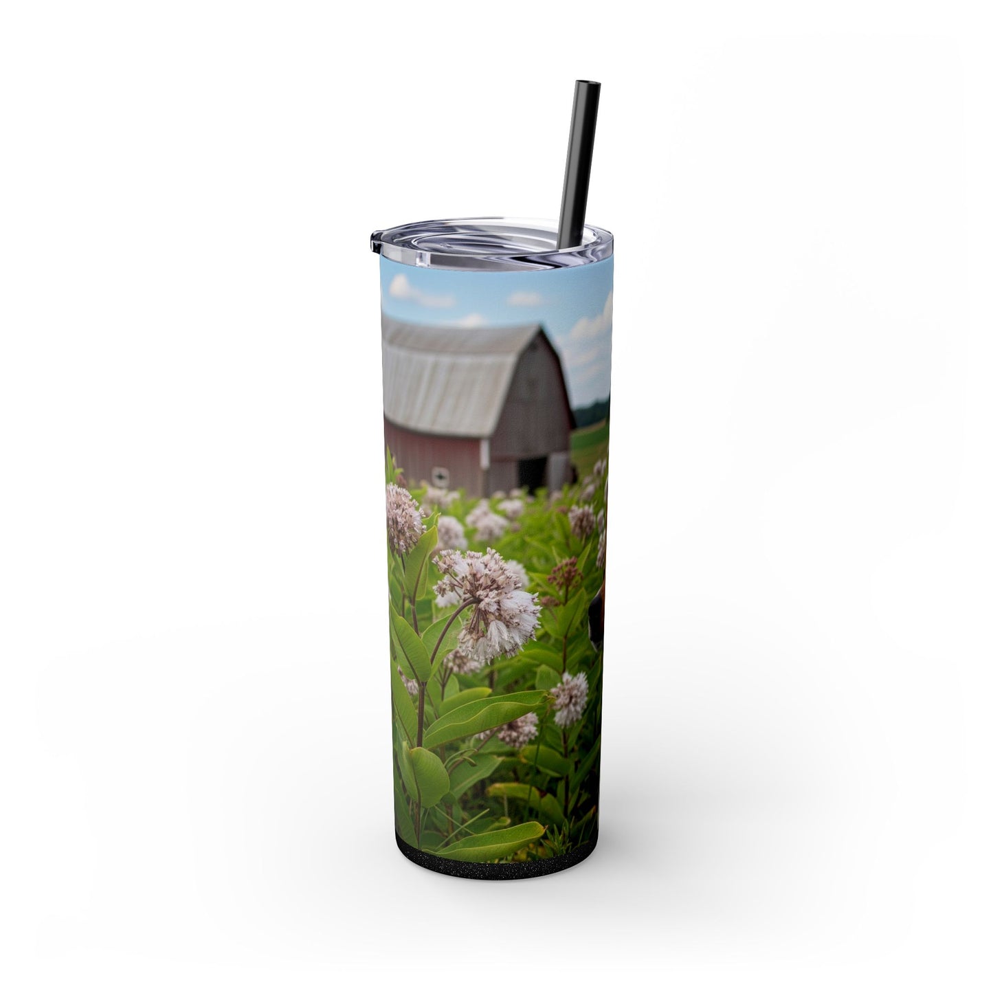 Rat Terrier Tumbler with Straw, 20oz