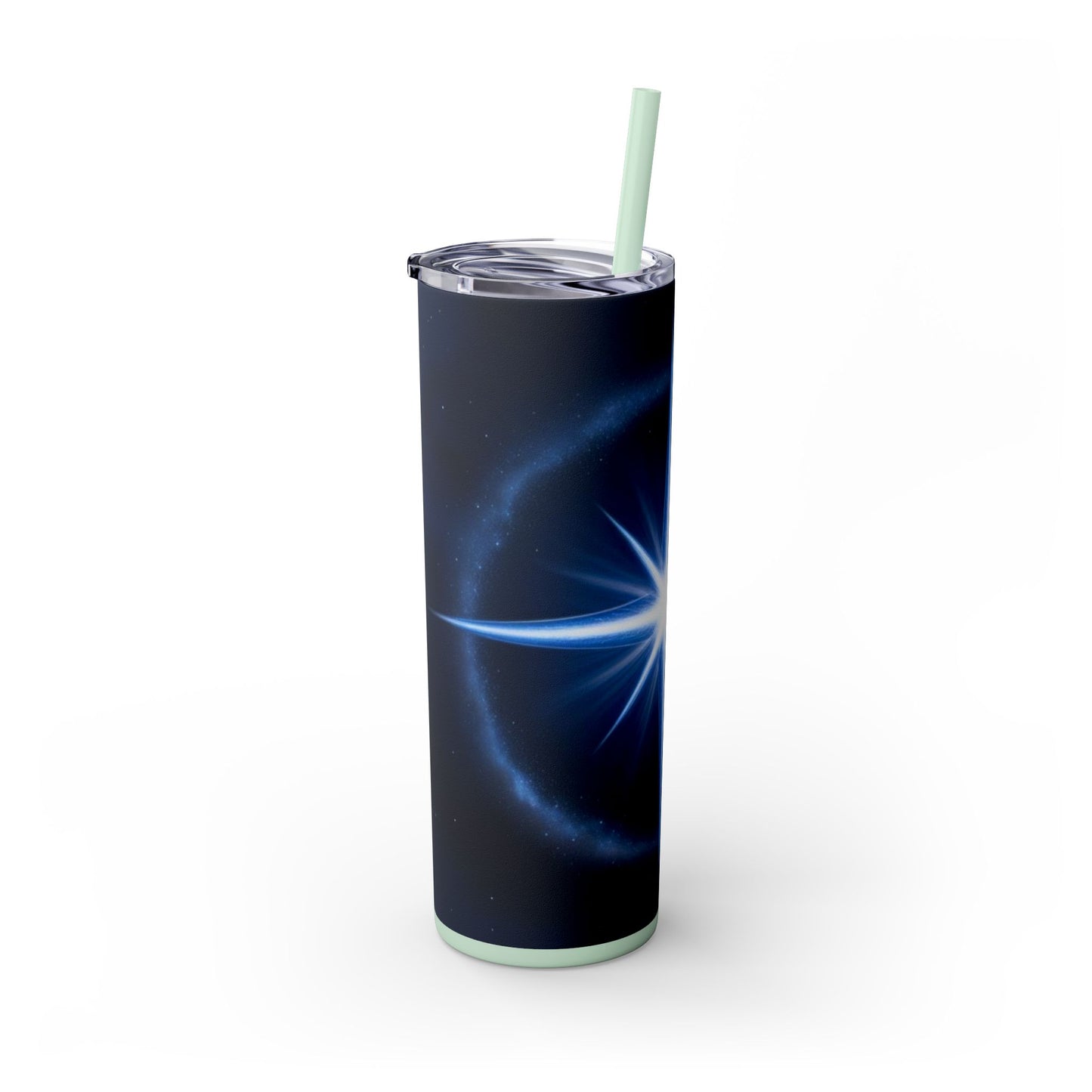 North Star Skinny Tumbler with Straw, 20oz