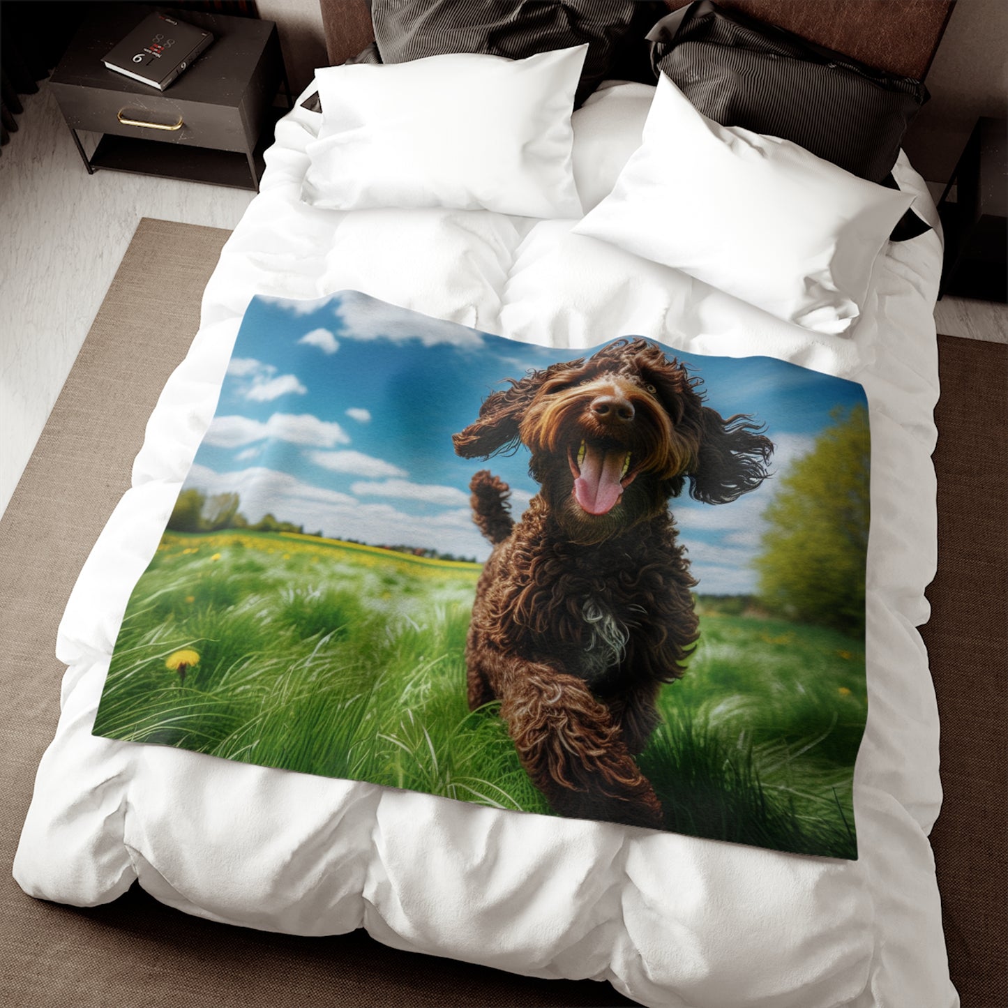 Wetterhoun Sweatshirt Blanket