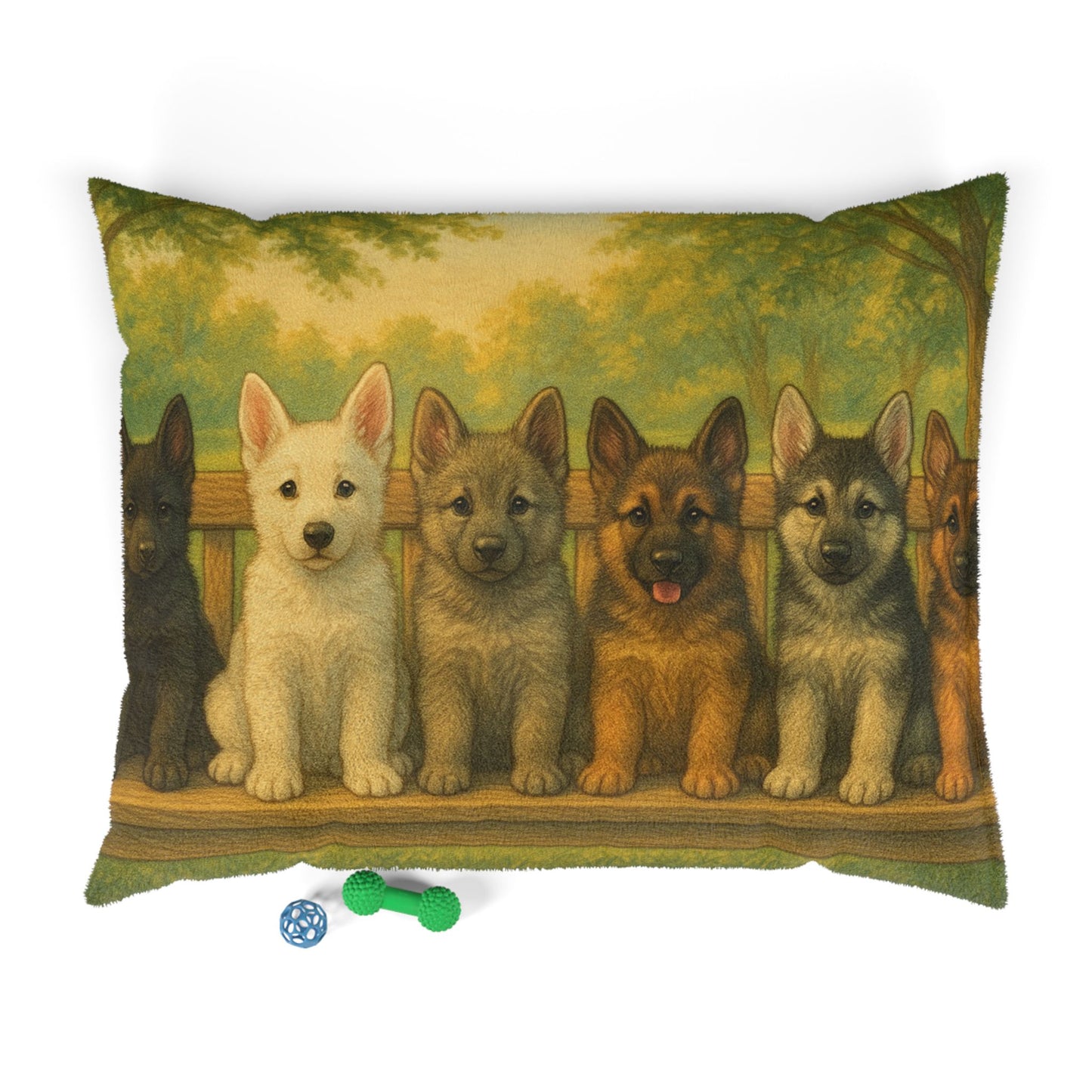 German Shepherd puppies Pet Bed