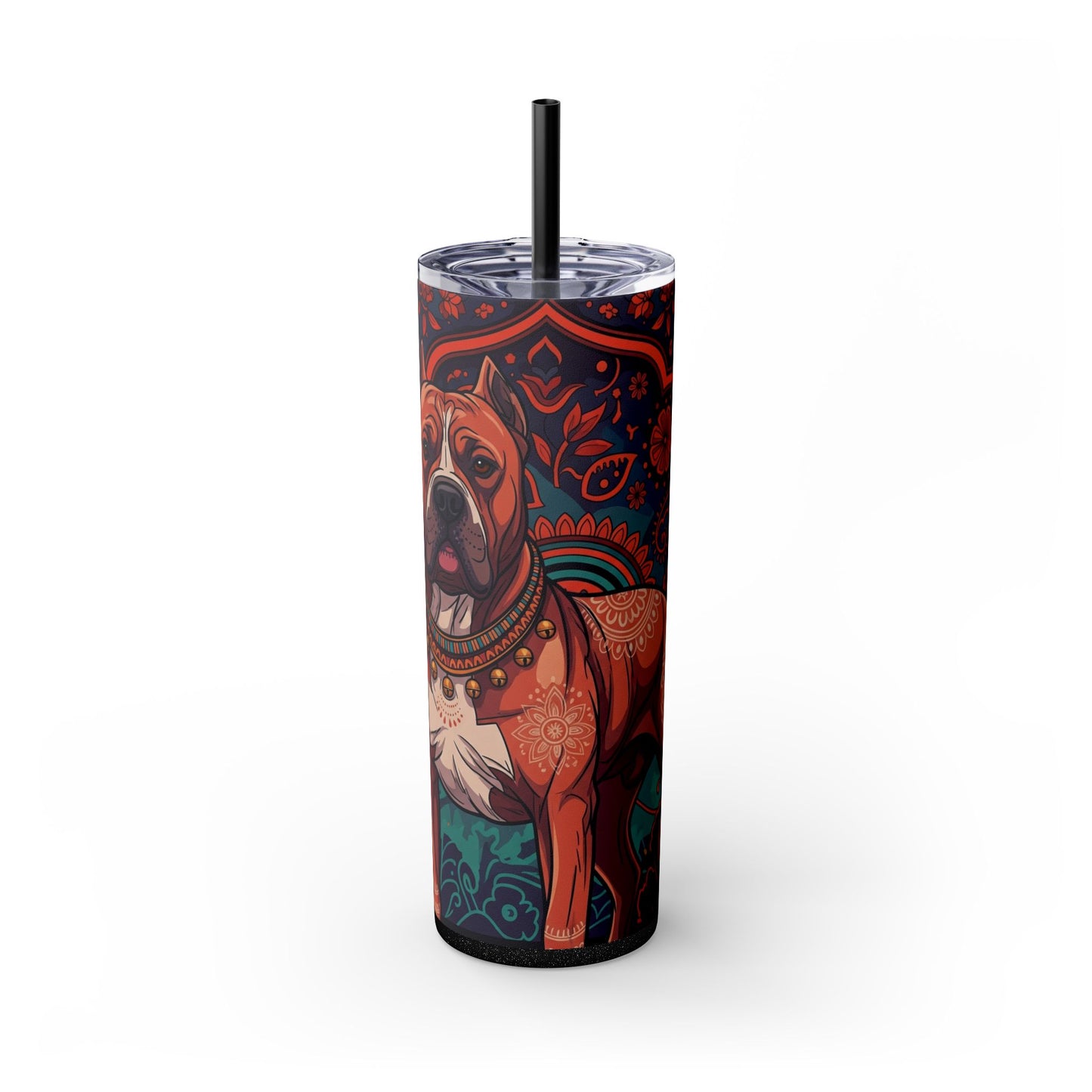 Bully Kutta Skinny Tumbler with Straw, 20oz