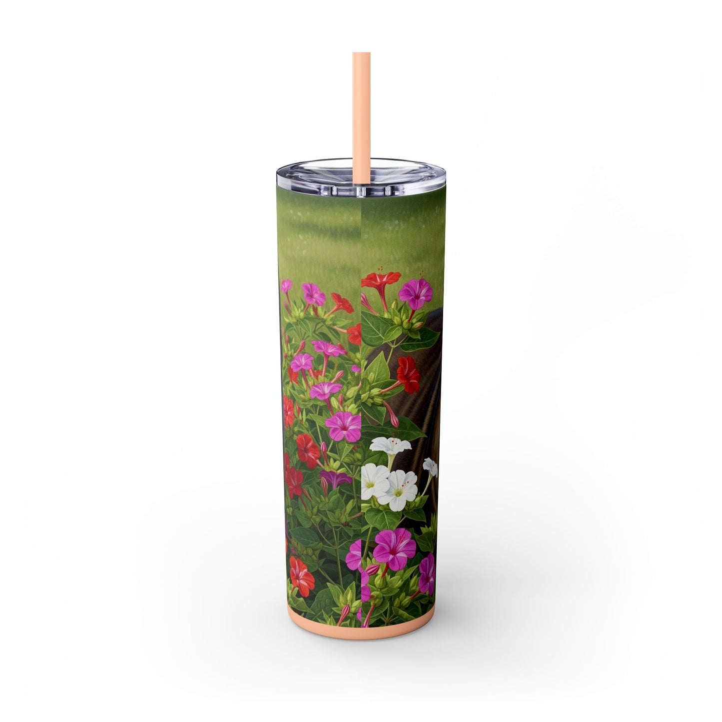 Neapolitan Mastiff Tumbler with Straw, 20oz
