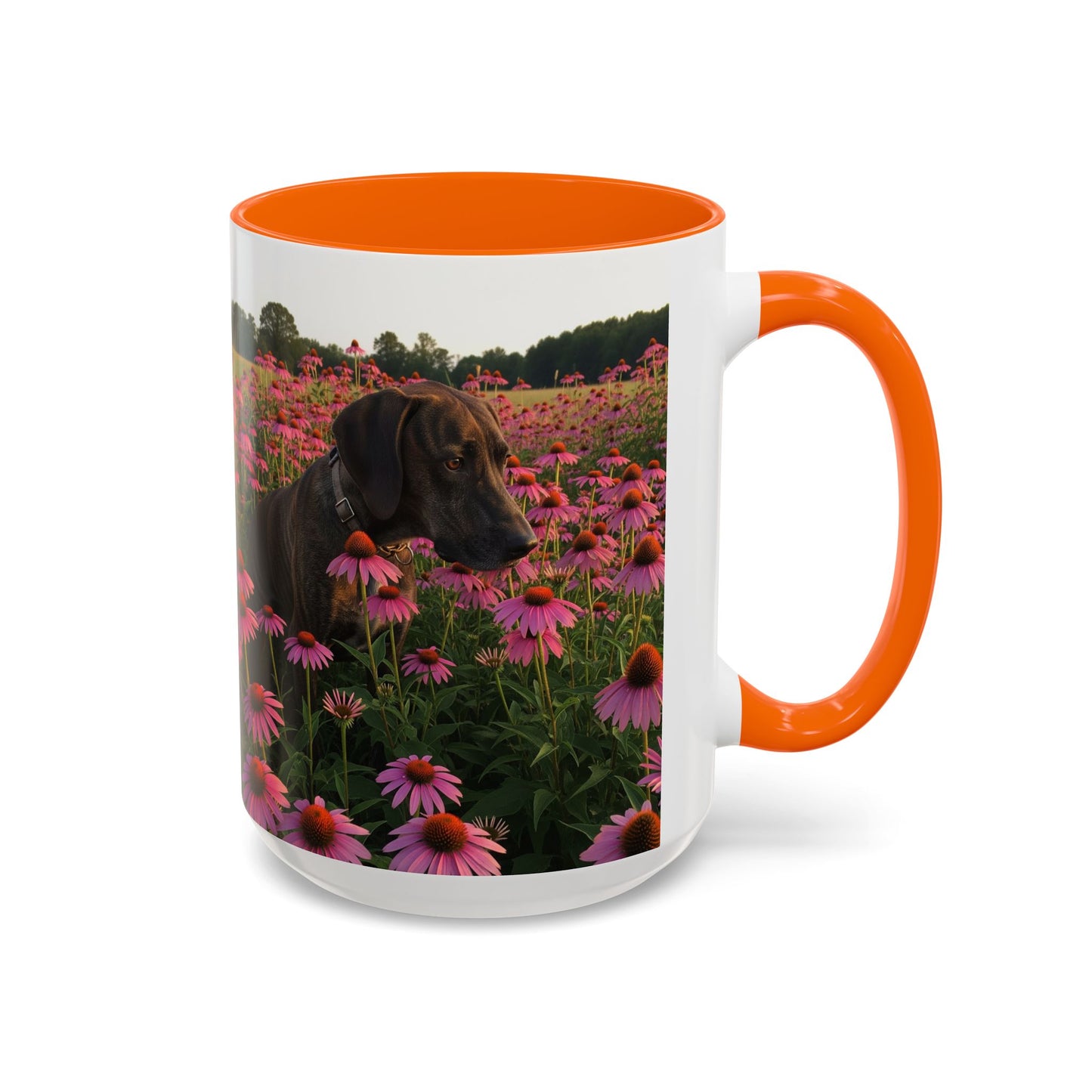 Treeing Tennessee Brindle Accent Coffee Mug - Perfect Gift for Dog Lovers