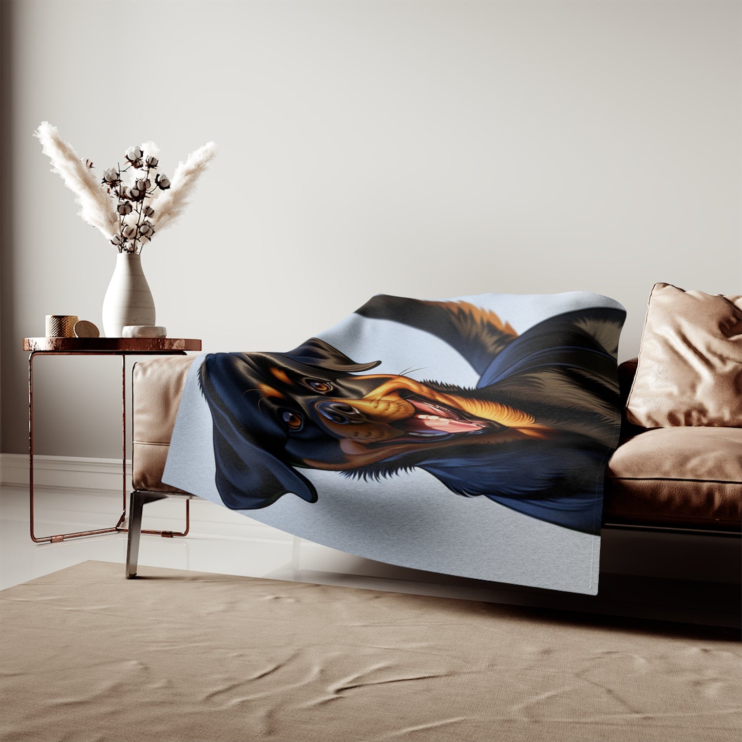 Rottweiler Sweatshirt Blanket