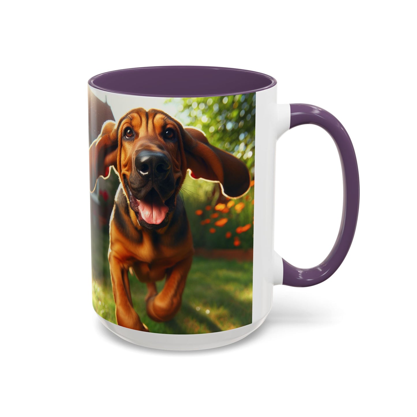 Bloodhound Accent Coffee Mug - Perfect Gift for Dog Lovers