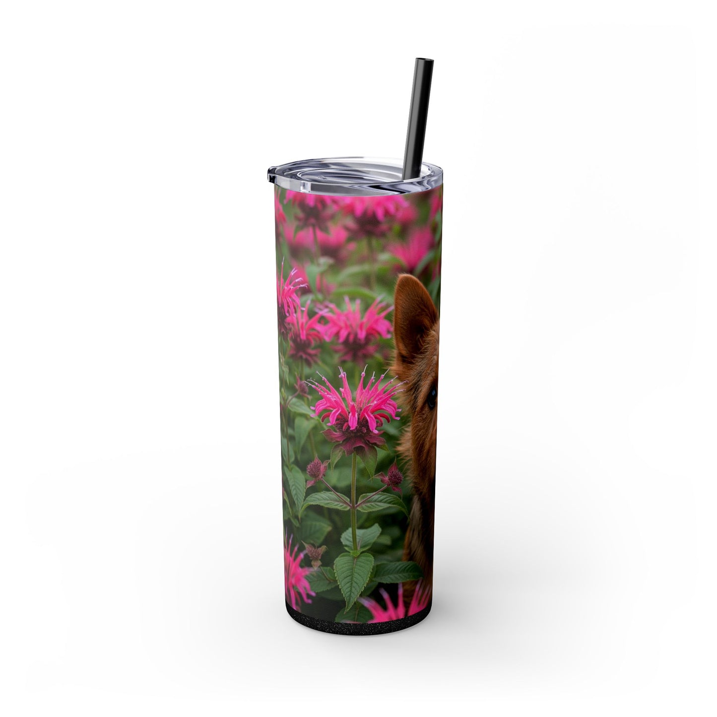Norwich Terrier Skinny Tumbler with Straw, 20oz