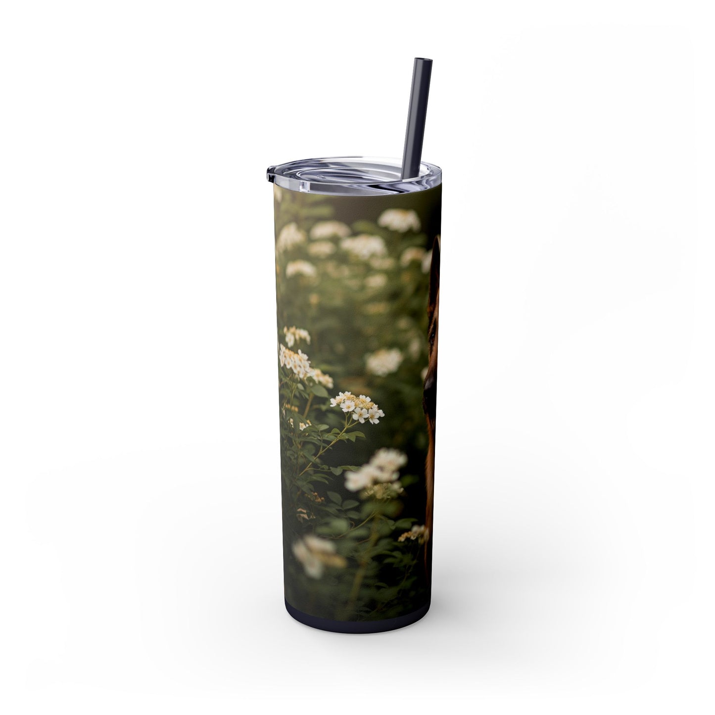 Belgian Shepherd Dog Laekenois Tumbler with Straw, 20oz