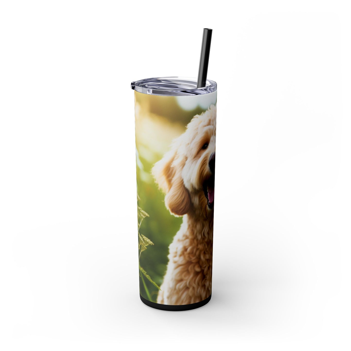 Labradoodle Tumbler with Straw, 20oz