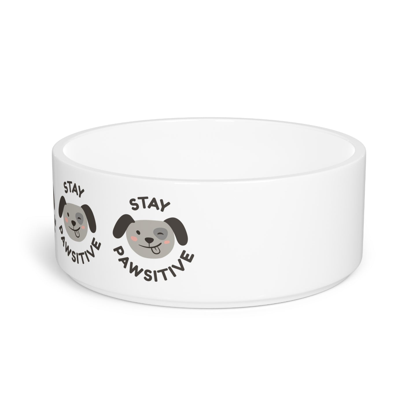 Stay Pawsitive Pet Bowl