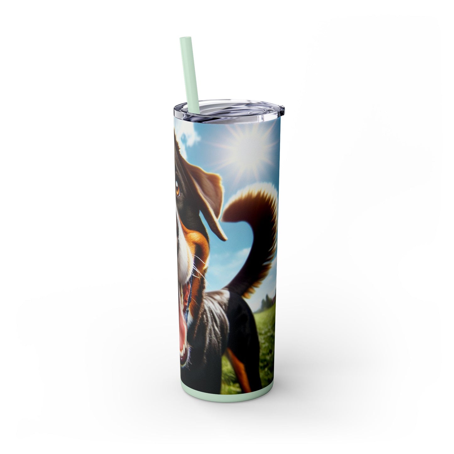 Greater Swiss Mountain Dog Tumbler with Straw, 20oz
