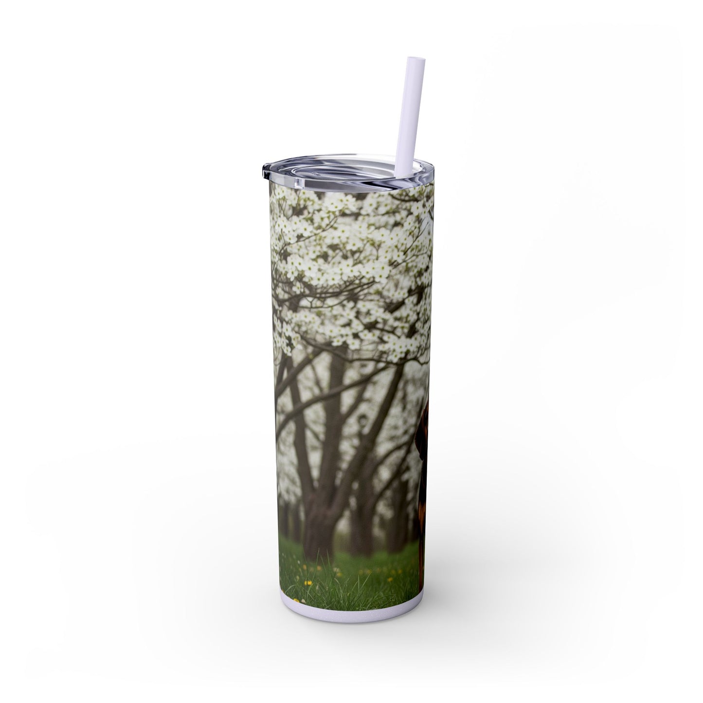Plott Hound Tumbler with Straw, 20oz