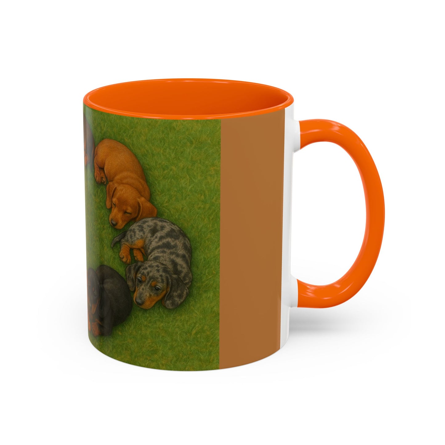Dachshund puppies Accent Coffee Mug - Perfect Gift for Dog Lovers