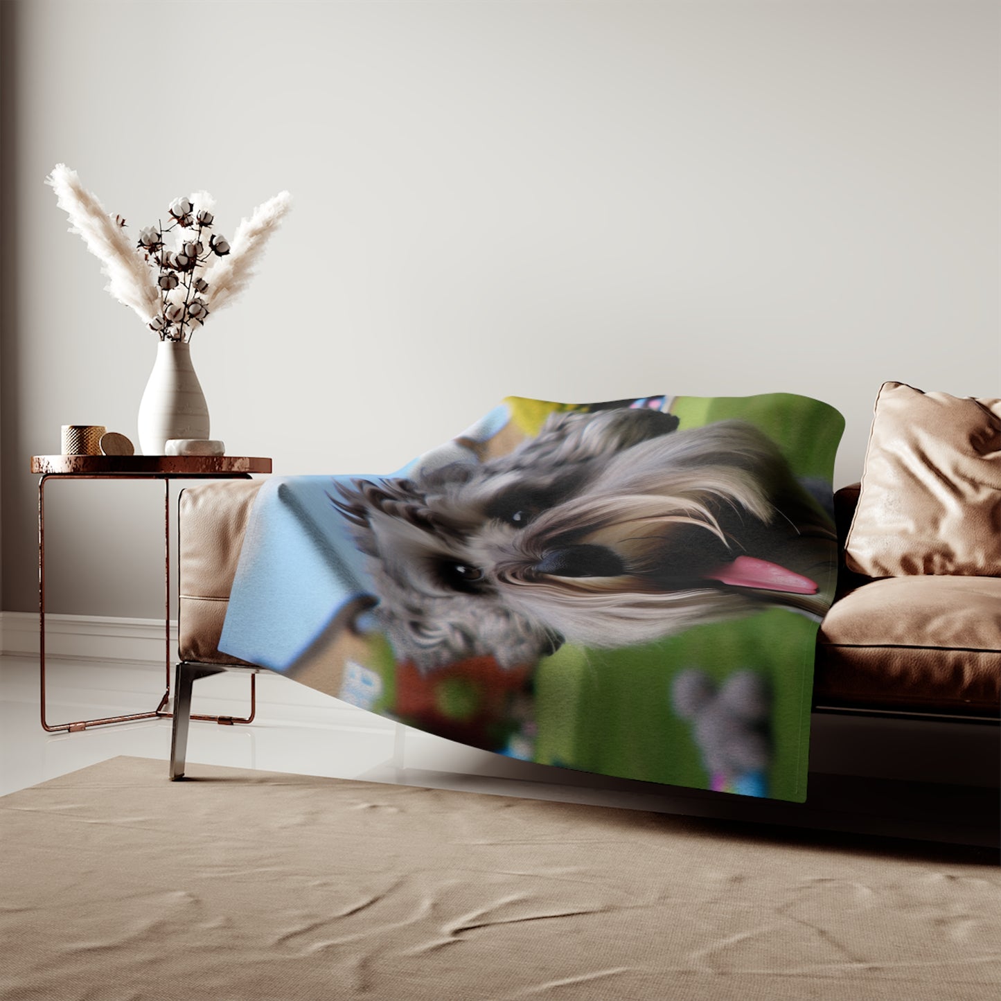 Schnoodle Sweatshirt Blanket