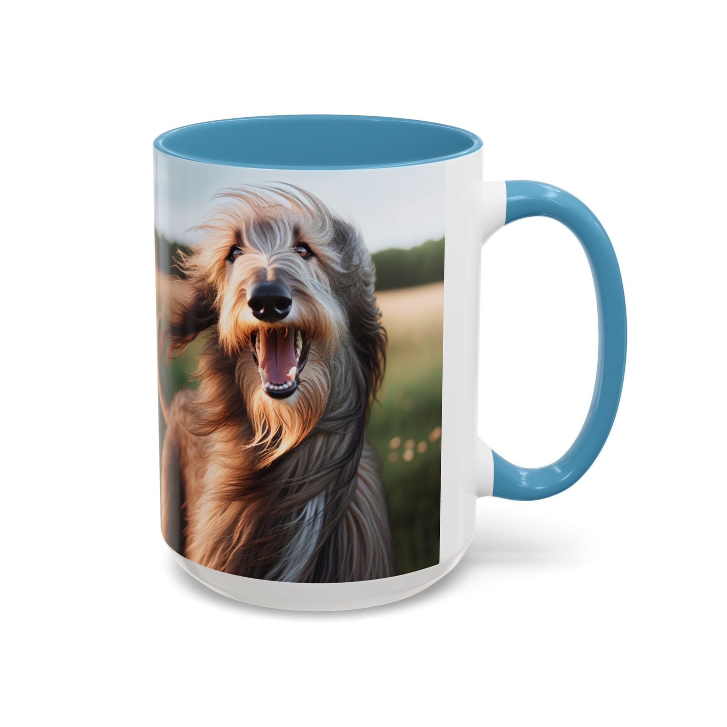 Scottish Deerhound Accent Coffee Mug - Perfect Gift for Dog Lovers