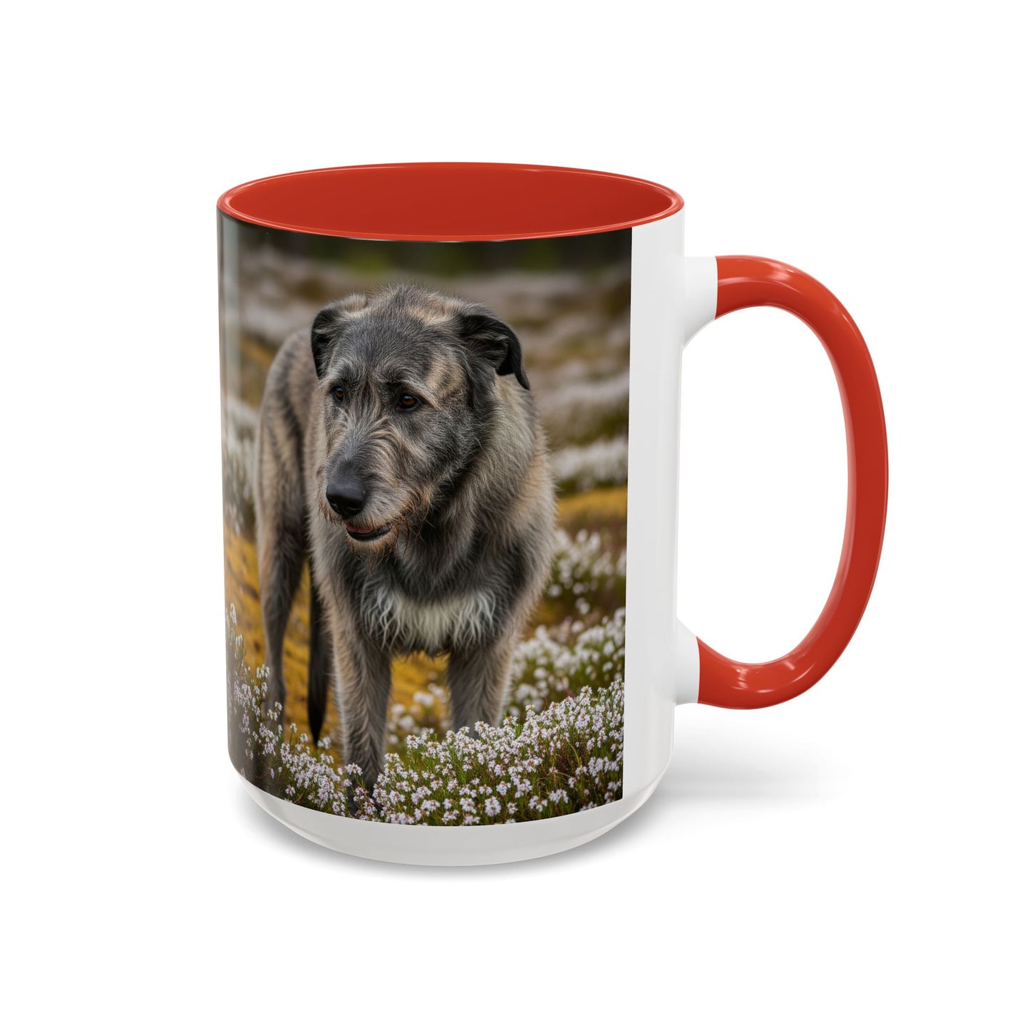 Irish Wolfhound Accent Coffee Mug - Perfect Gift for Dog Lovers