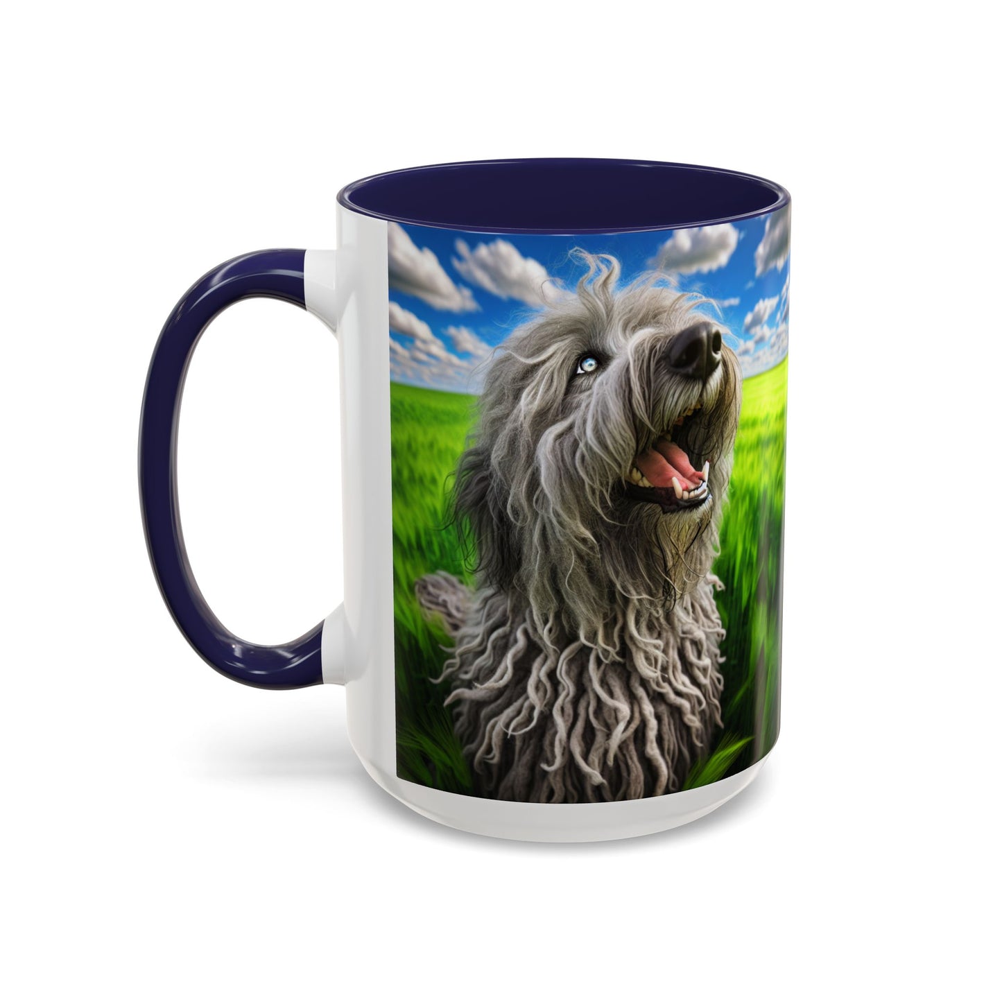 Bergamasco Shepherd Dog Accent Coffee Mug - Perfect Gift for Dog Lovers