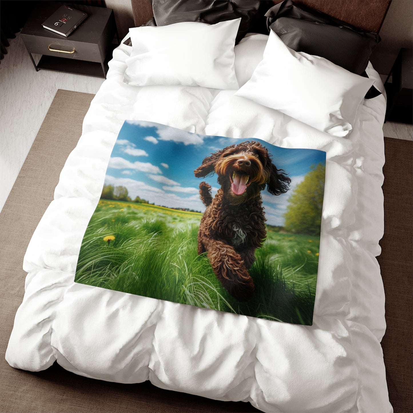 Wetterhoun Sweatshirt Blanket