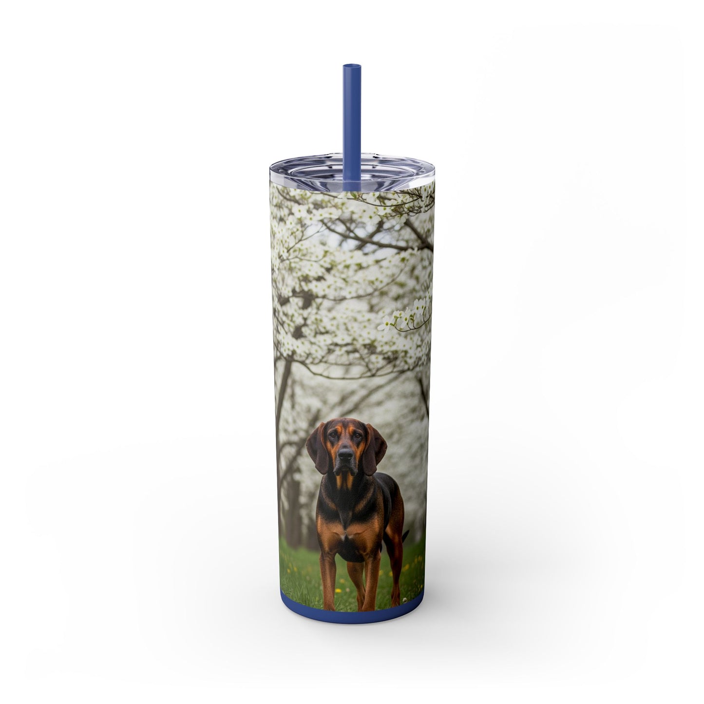 Plott Hound Tumbler with Straw, 20oz