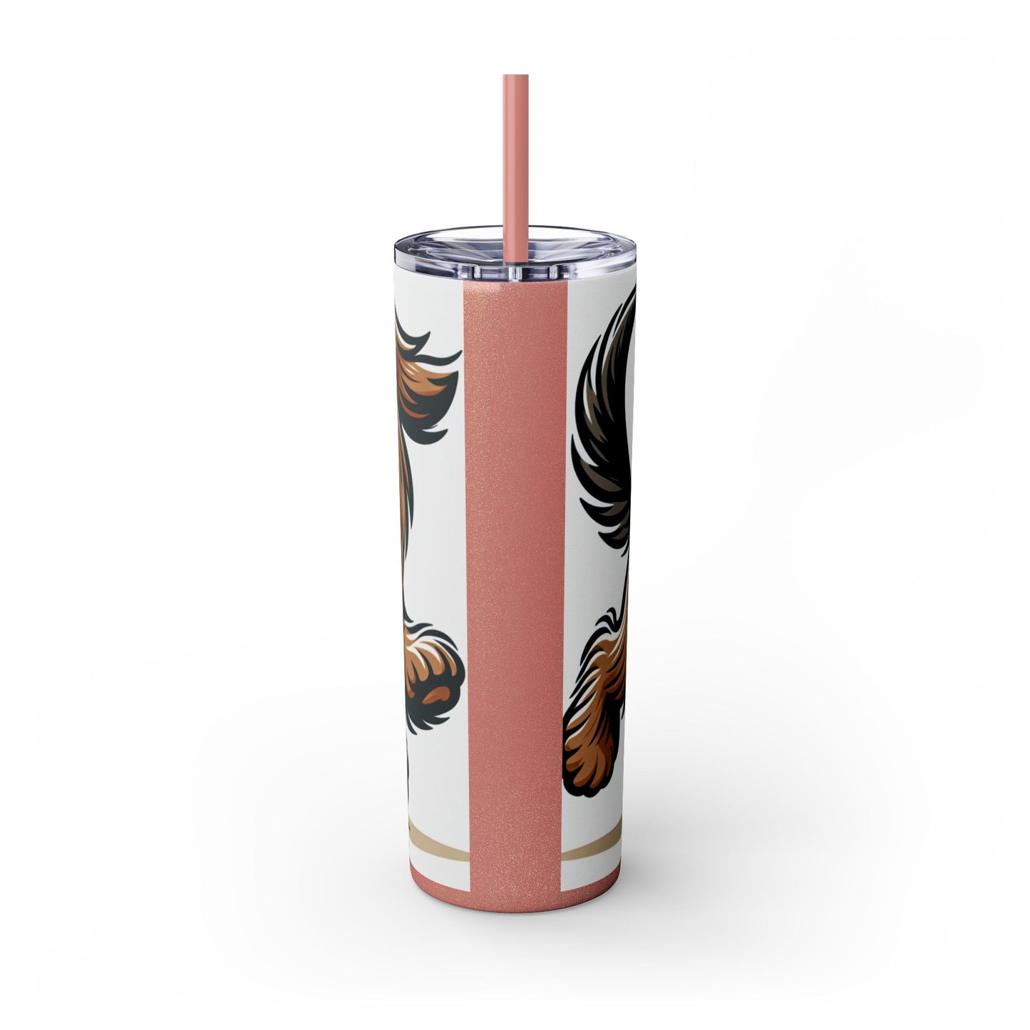 Otterhound Skinny Tumbler with Straw, 20oz
