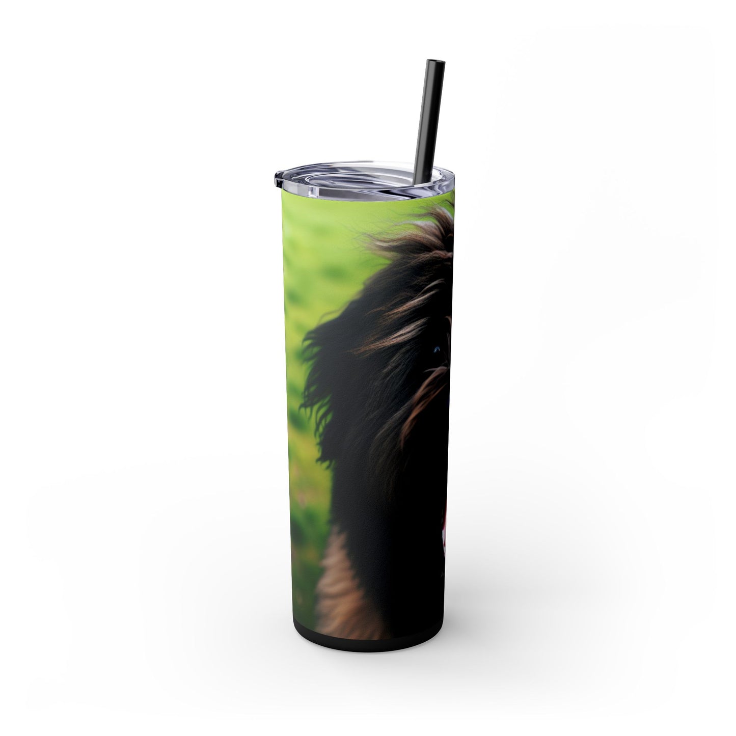 Bouvier des Ardennes Tumbler with Straw, 20oz