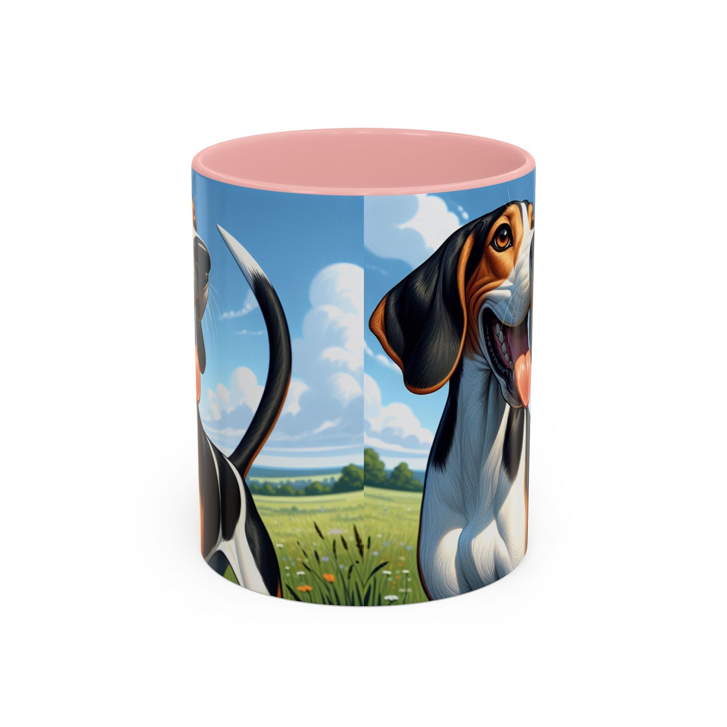 Treeing Walker Coonhound Accent Coffee Mug - Perfect Gift for Dog Lovers