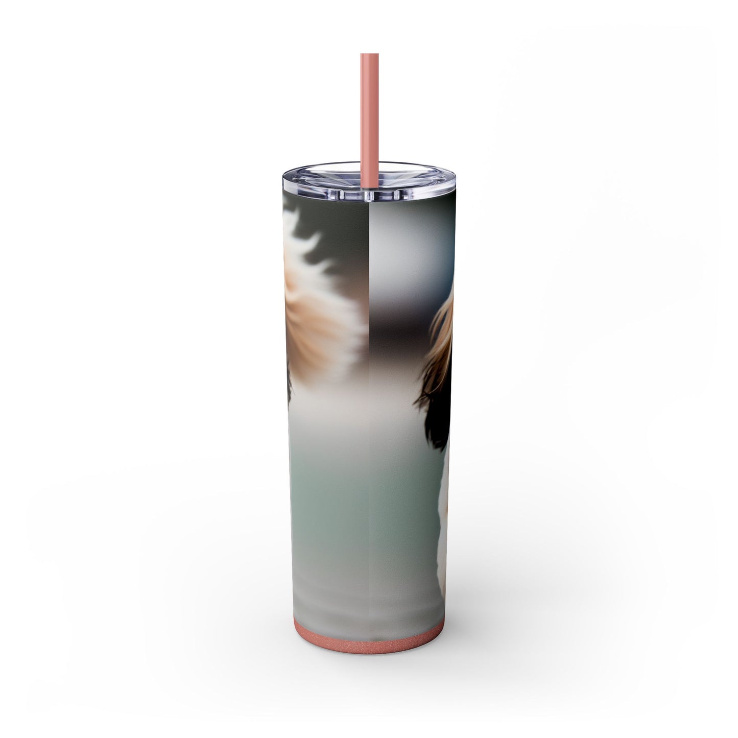 Lowchen Tumbler with Straw, 20oz