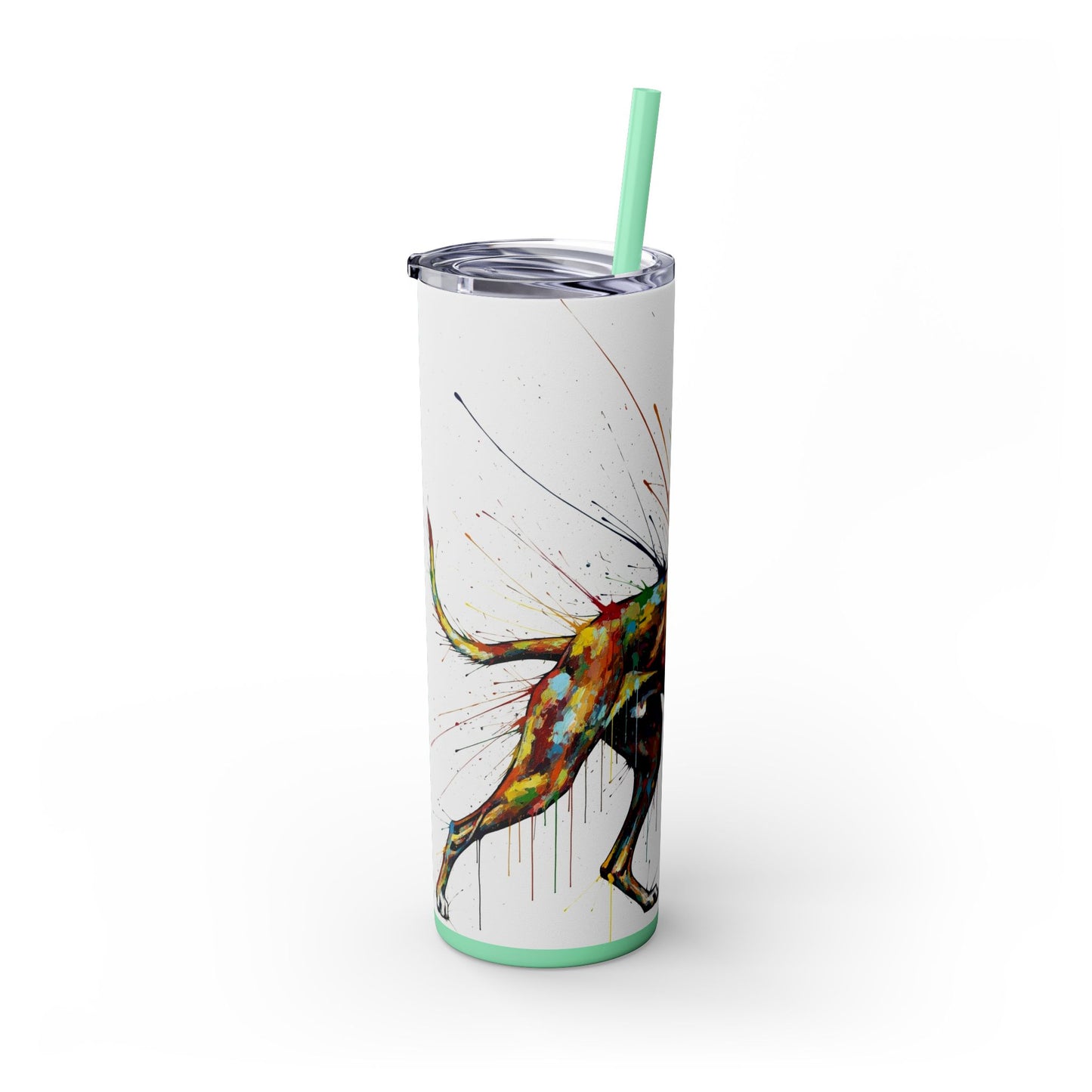Azawakh Tumbler with Straw, 20oz
