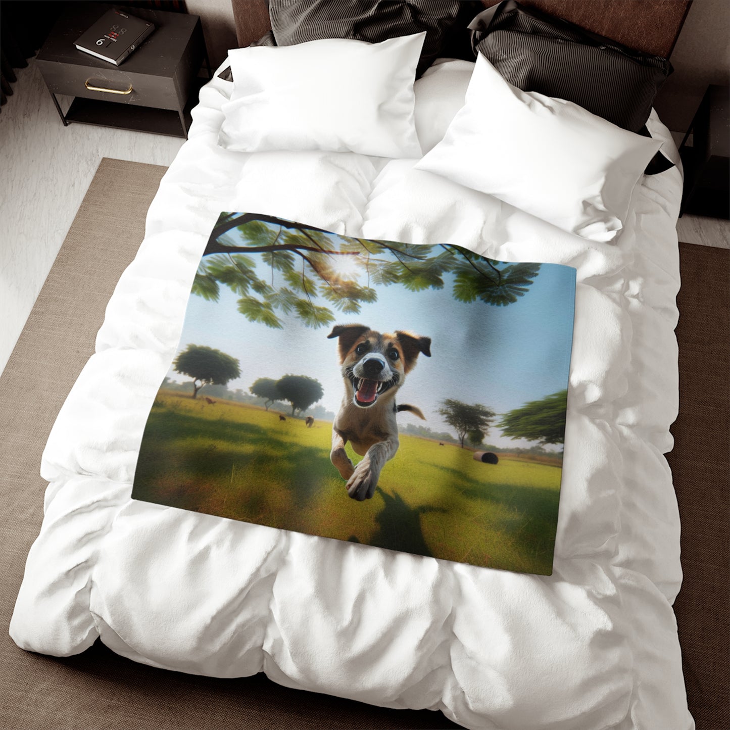 Indian Pariah Dog Sweatshirt Blanket