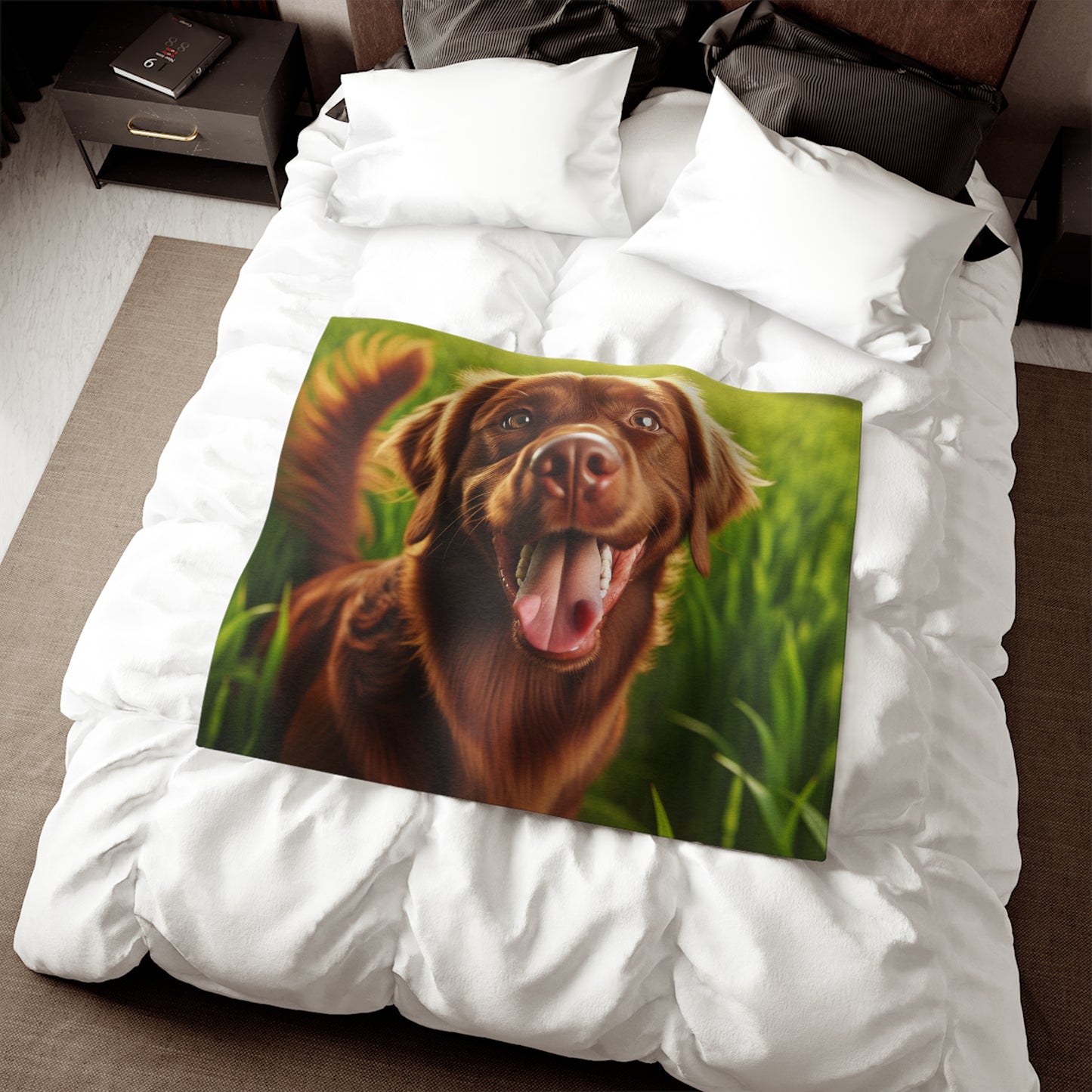 Chesapeake Bay Retriever Sweatshirt Blanket