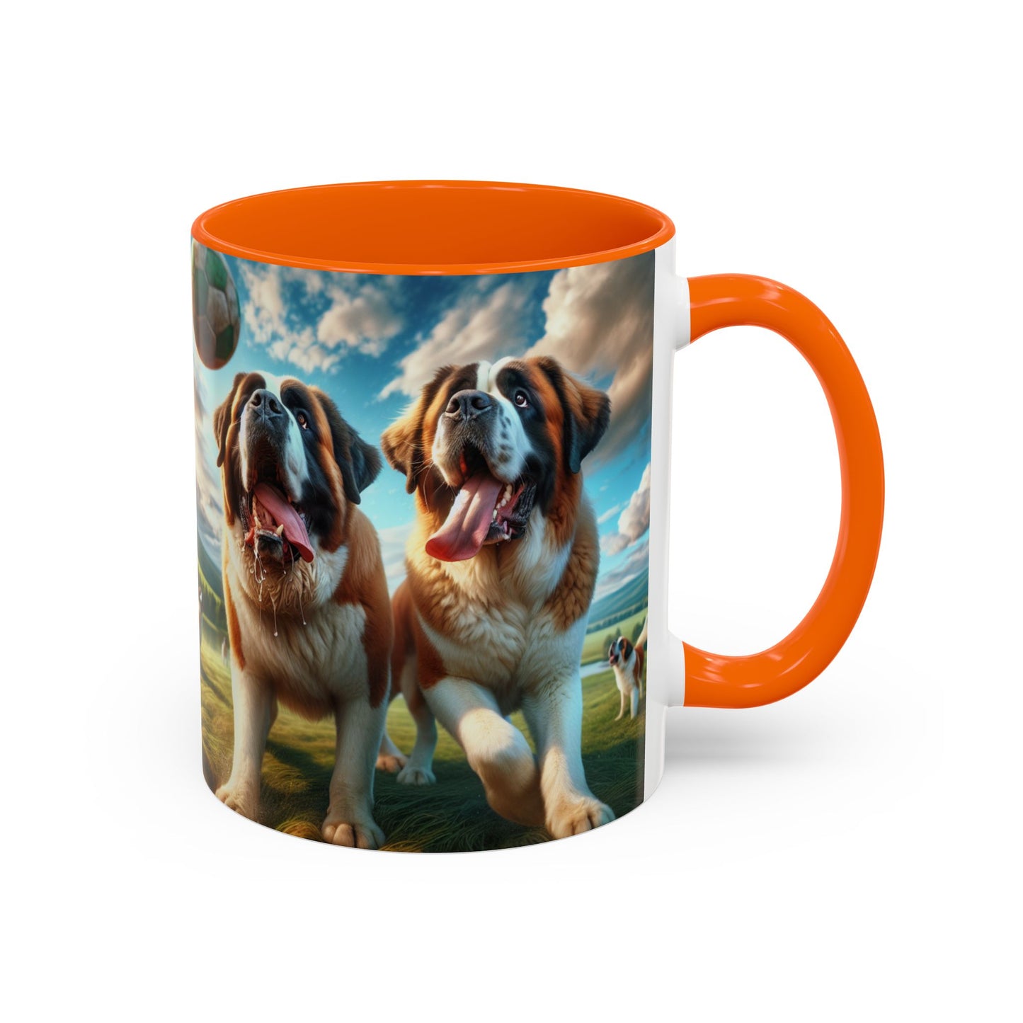 Saint Bernard Accent Coffee Mug - Perfect Gift for Dog Lovers