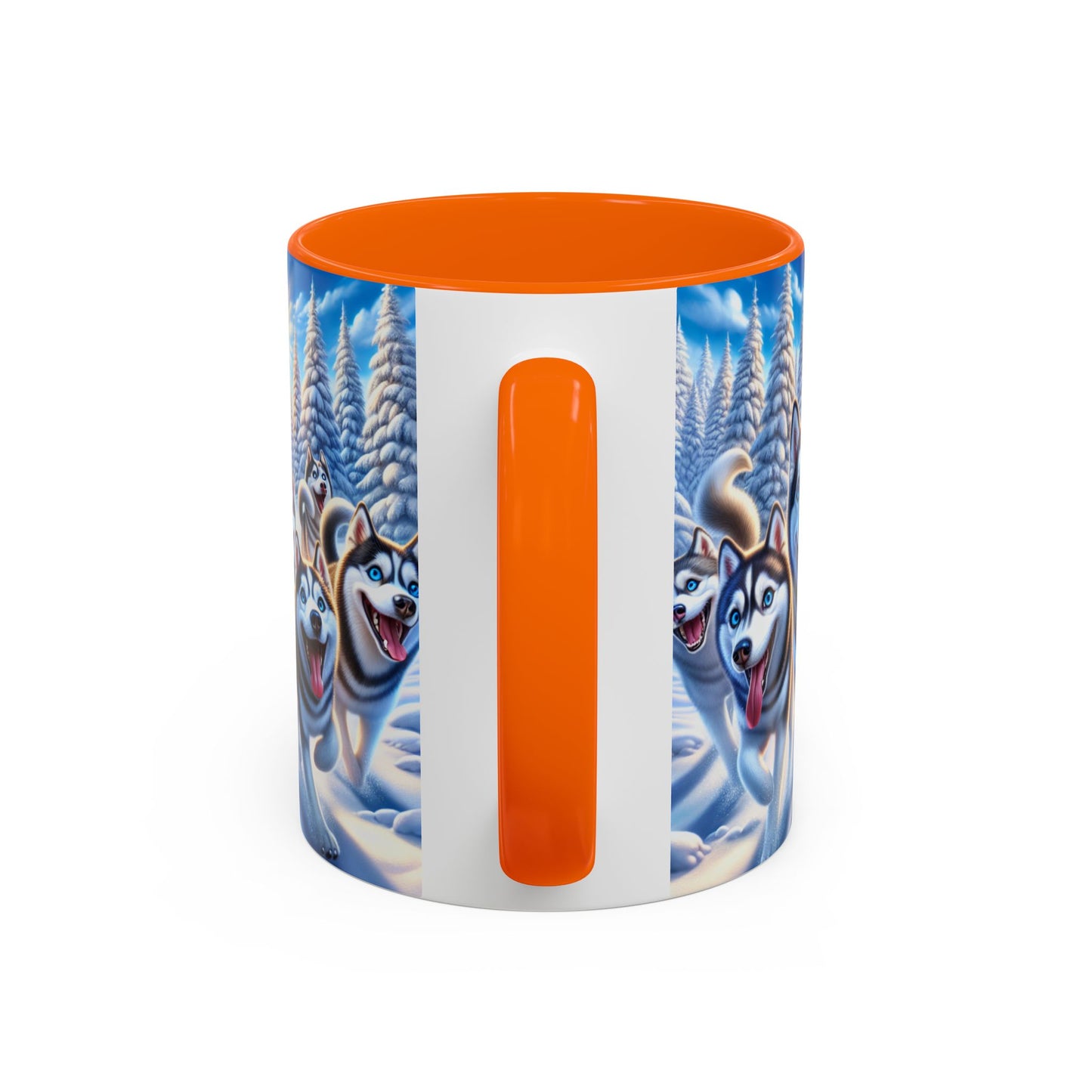 Siberian Husky Accent Coffee Mug - Perfect Gift for Dog Lovers