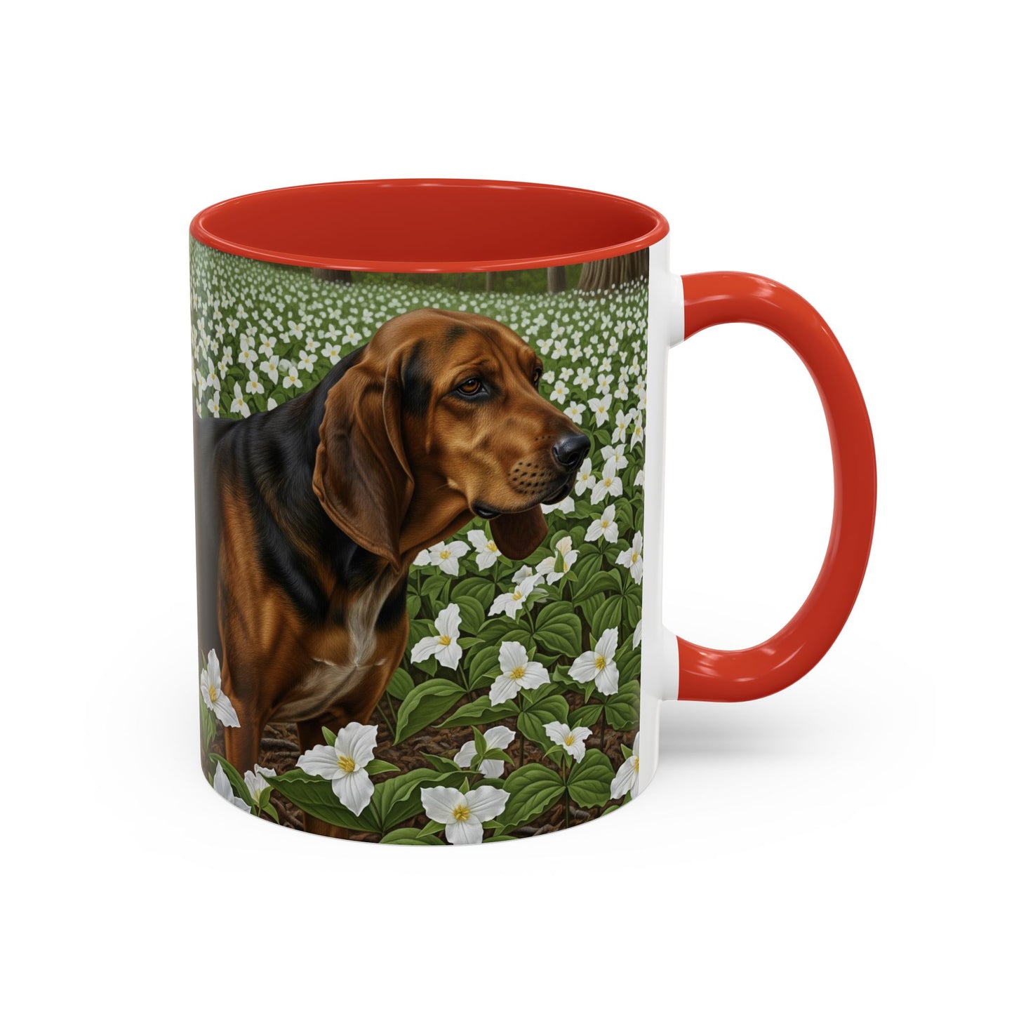 Treeing Walker Coonhound Accent Coffee Mug - Perfect Gift for Dog Lovers