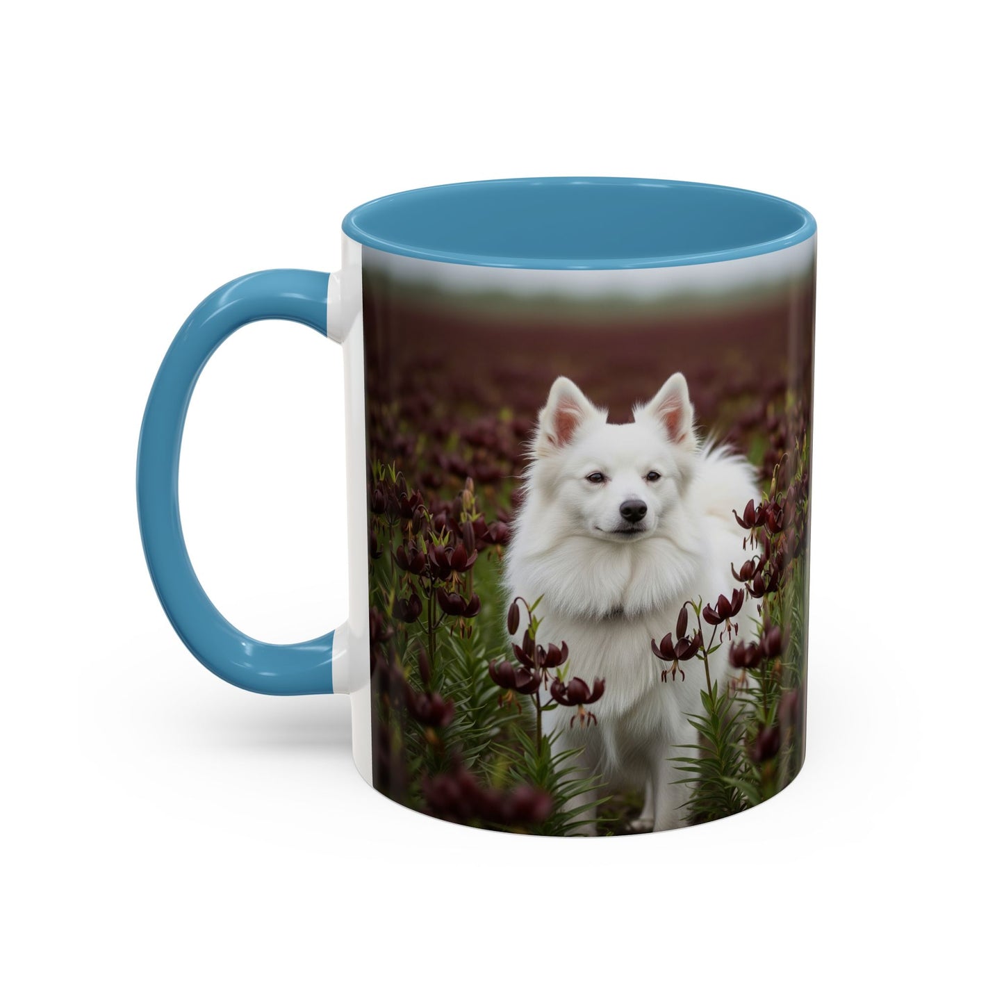 American Eskimo Dog Accent Coffee Mug - Perfect Gift for Dog Lovers