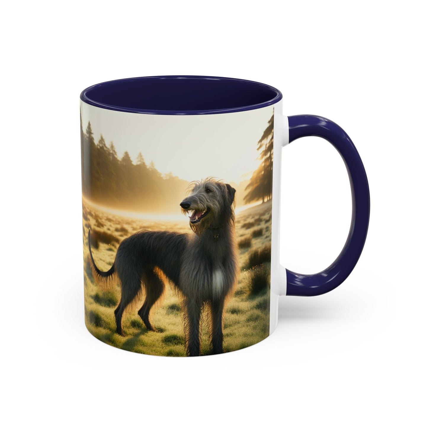 Scottish Deerhound Accent Coffee Mug - Perfect Gift for Dog Lovers