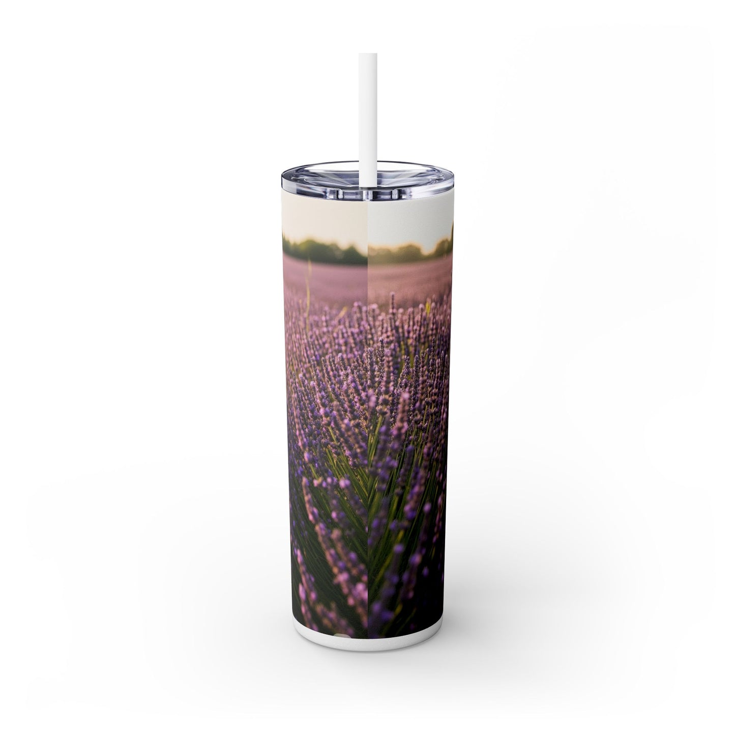 Poodle Skinny Tumbler with Straw, 20oz