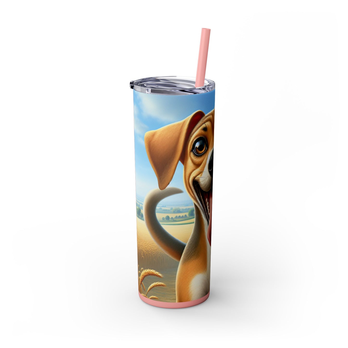 Banjara Hound Tumbler with Straw, 20oz