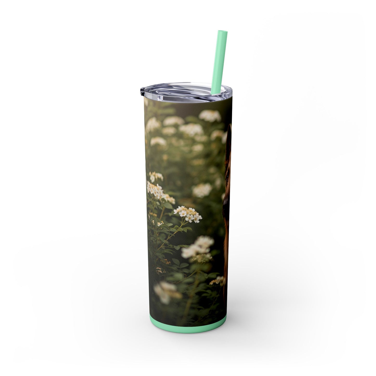 Belgian Shepherd Dog Laekenois Tumbler with Straw, 20oz