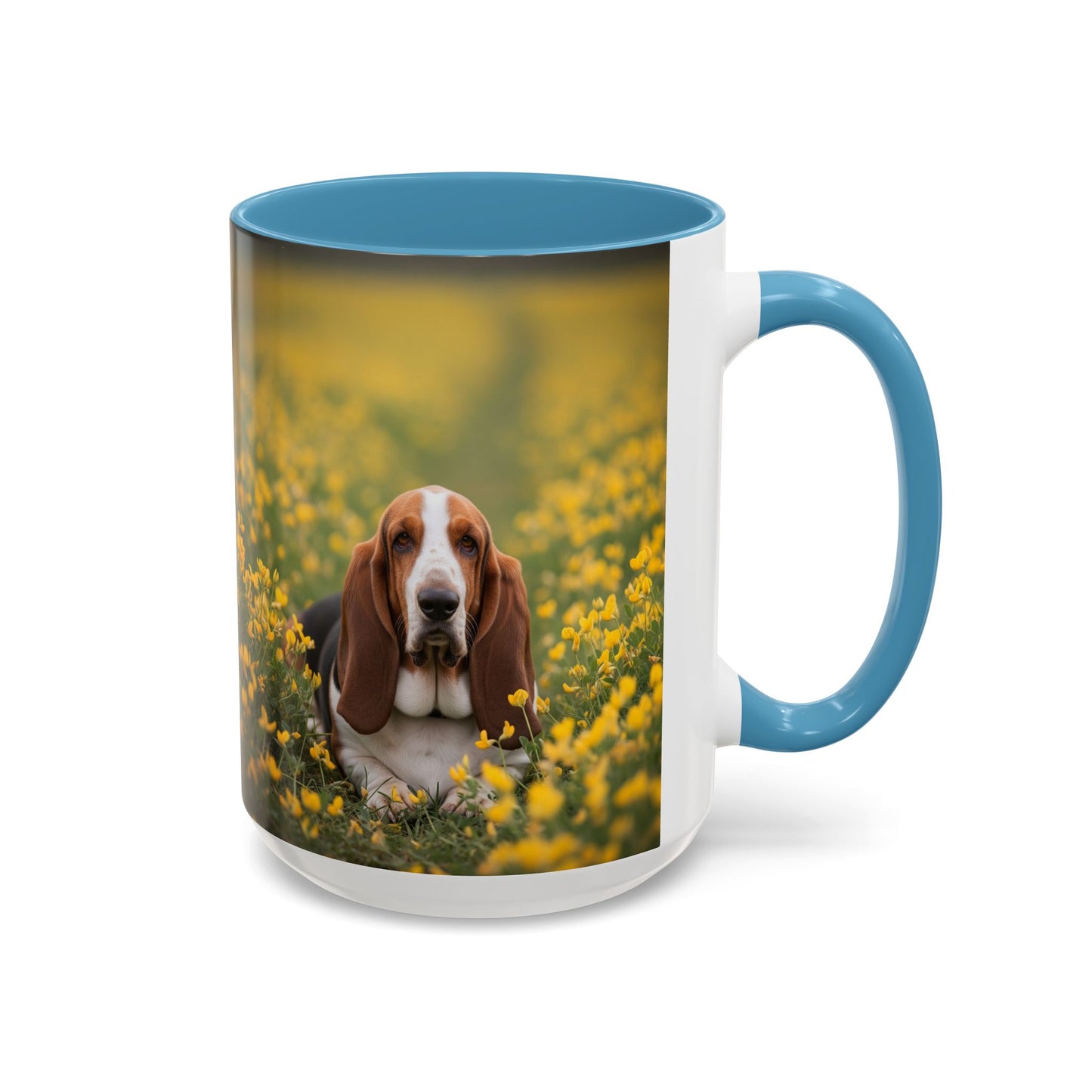 Basset Hound Accent Coffee Mug - Perfect Gift for Dog Lovers
