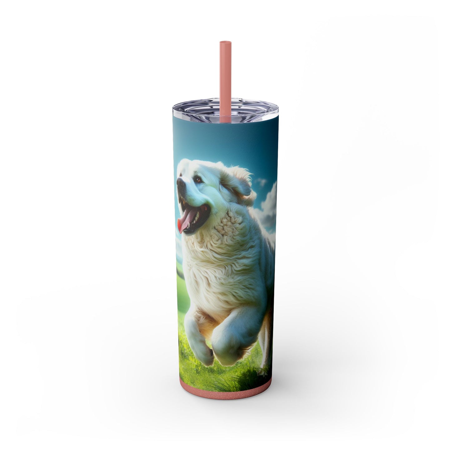 Kuvasz Tumbler with Straw, 20oz