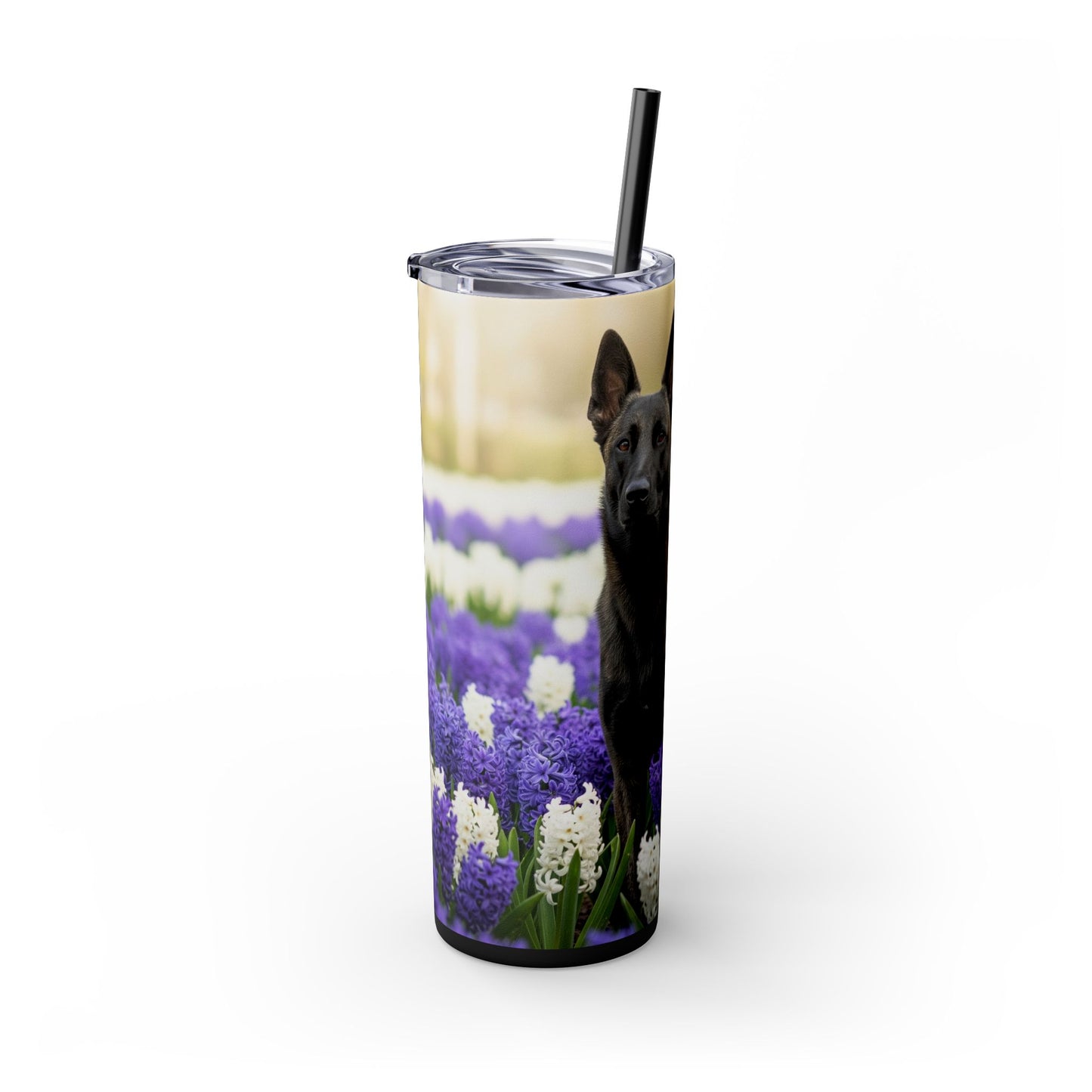 Dutch Shepherd Dog Tumbler with Straw, 20oz